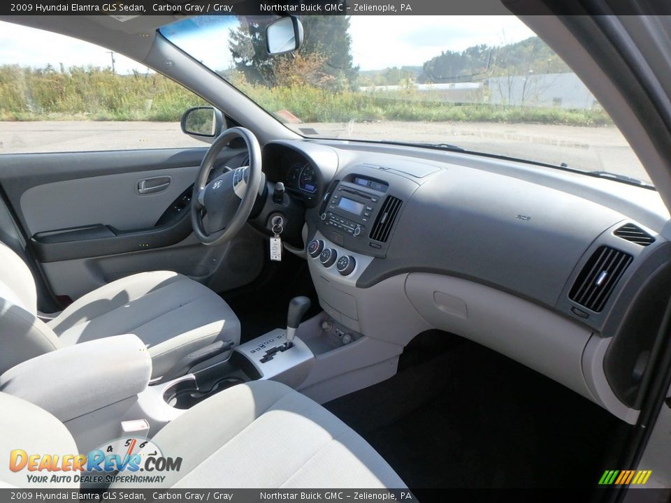 2009 Hyundai Elantra GLS Sedan Carbon Gray / Gray Photo #6