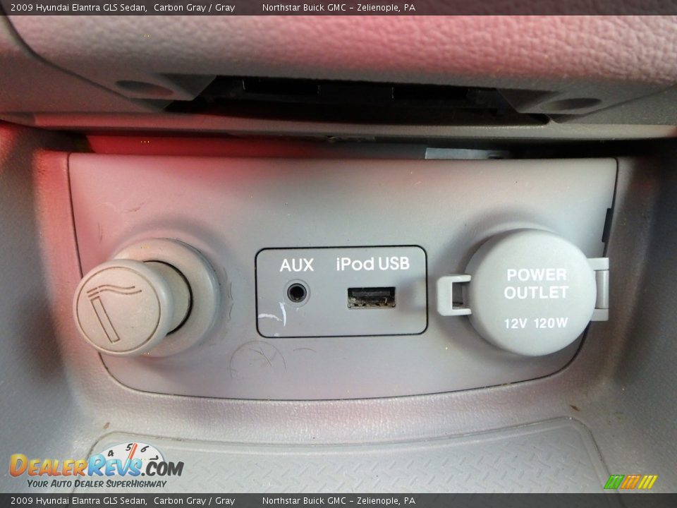 2009 Hyundai Elantra GLS Sedan Carbon Gray / Gray Photo #27