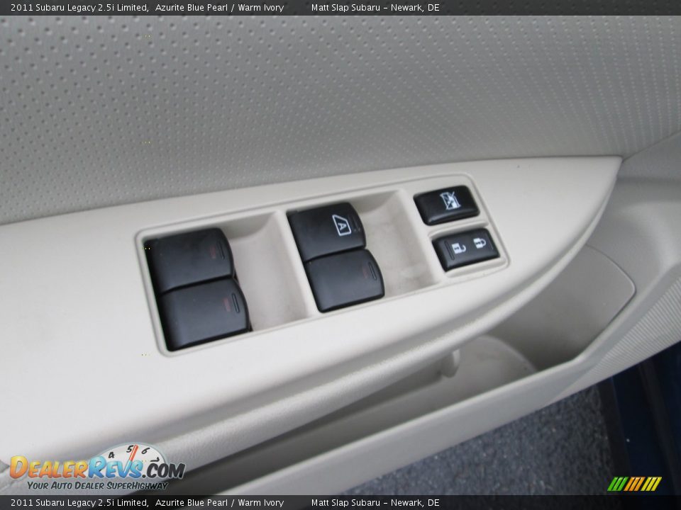2011 Subaru Legacy 2.5i Limited Azurite Blue Pearl / Warm Ivory Photo #13
