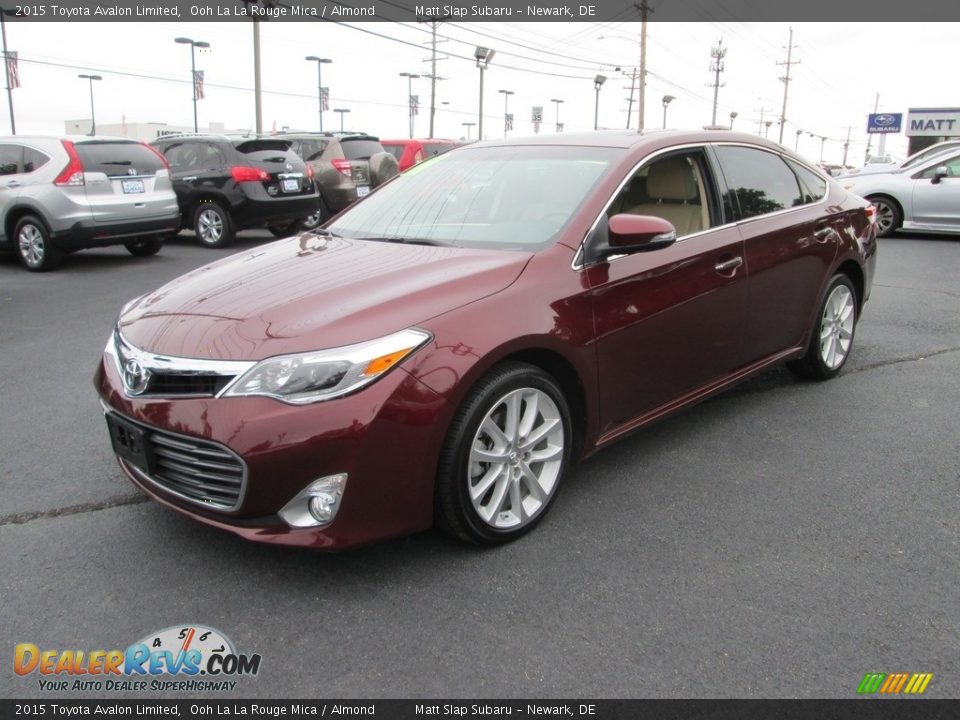 2015 Toyota Avalon Limited Ooh La La Rouge Mica / Almond Photo #2