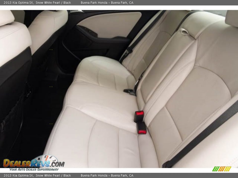 2013 Kia Optima SX Snow White Pearl / Black Photo #4