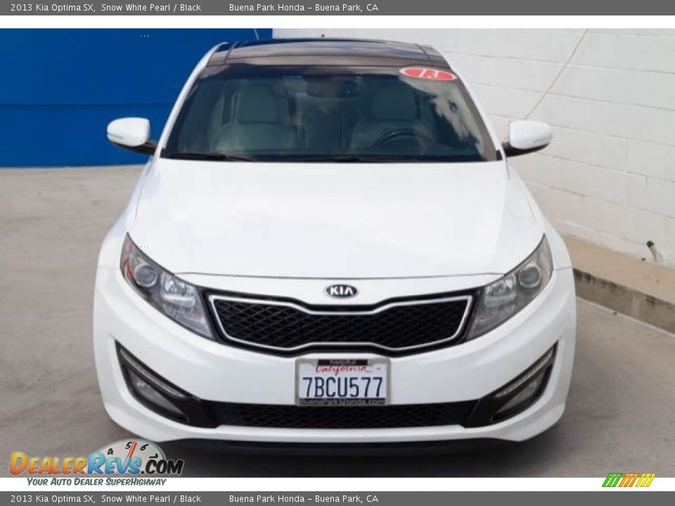 2013 Kia Optima SX Snow White Pearl / Black Photo #7