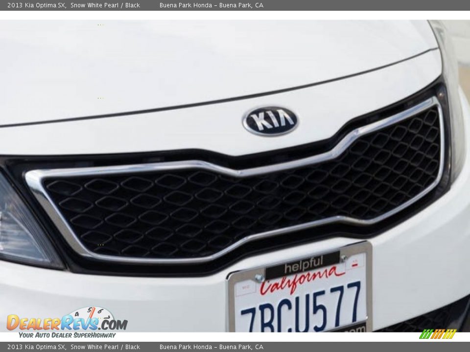 2013 Kia Optima SX Snow White Pearl / Black Photo #8