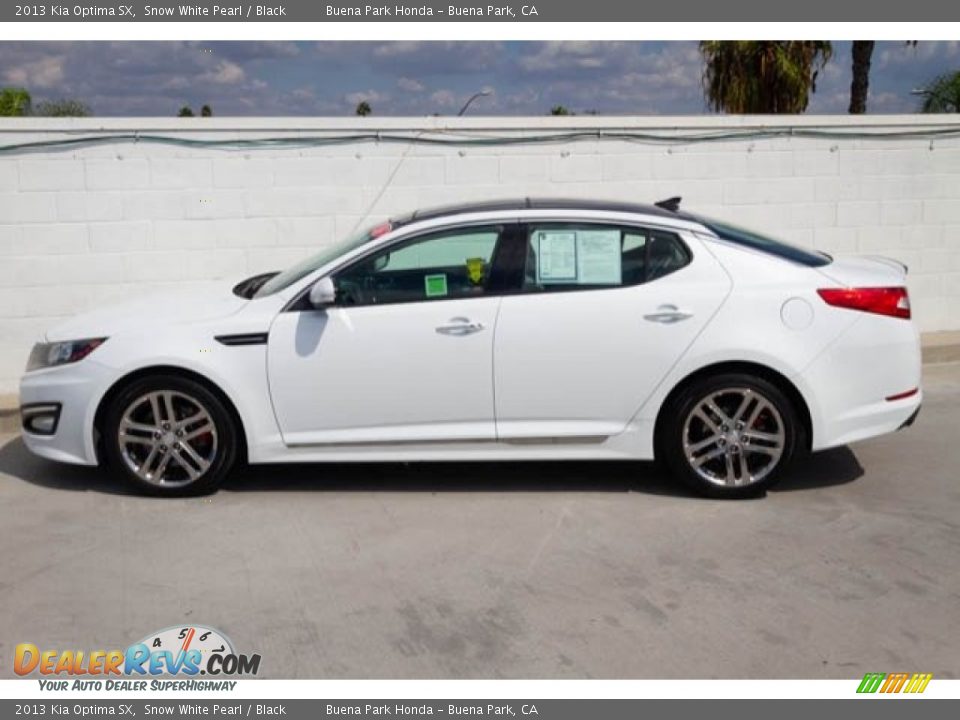 2013 Kia Optima SX Snow White Pearl / Black Photo #9