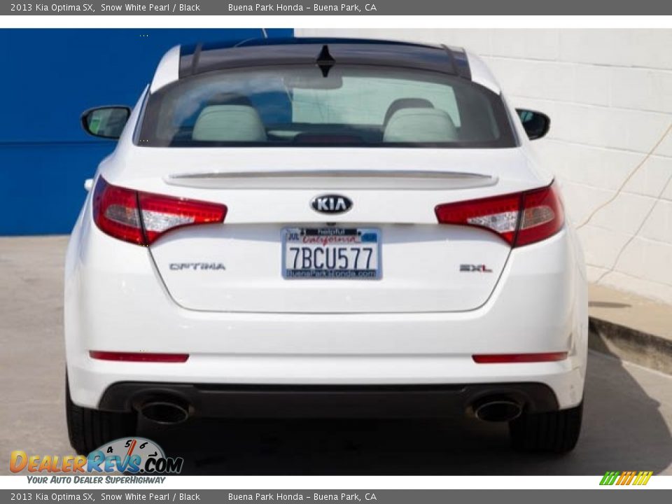 2013 Kia Optima SX Snow White Pearl / Black Photo #10