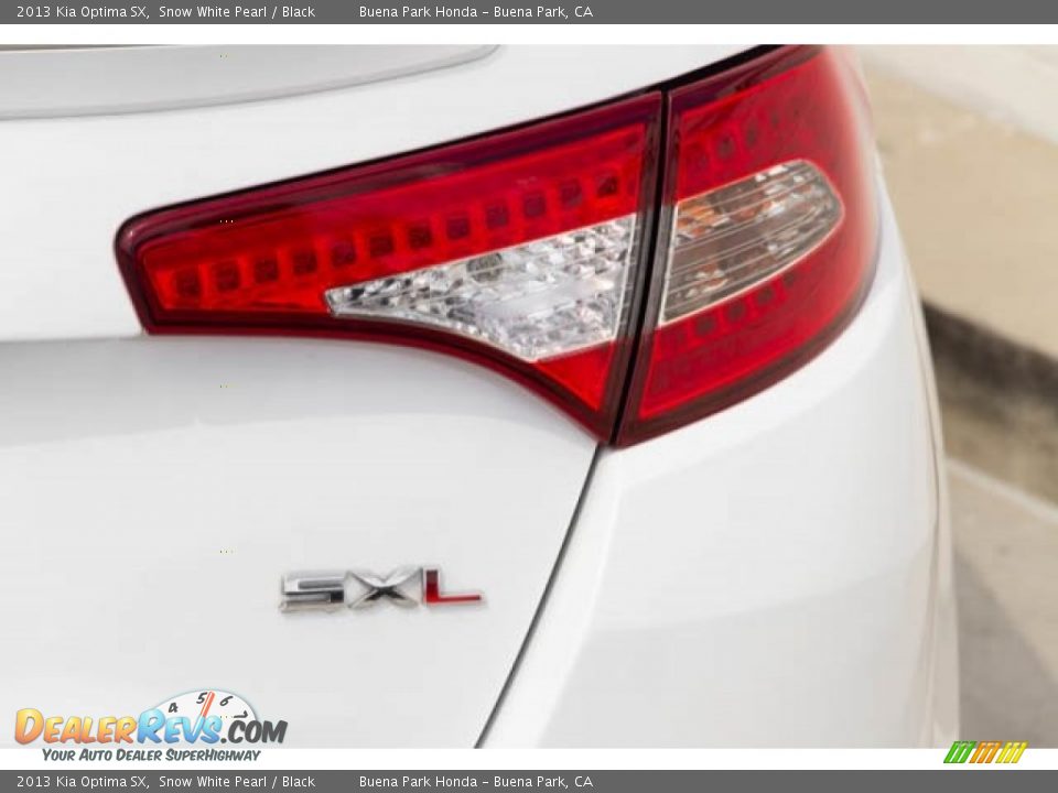 2013 Kia Optima SX Snow White Pearl / Black Photo #12