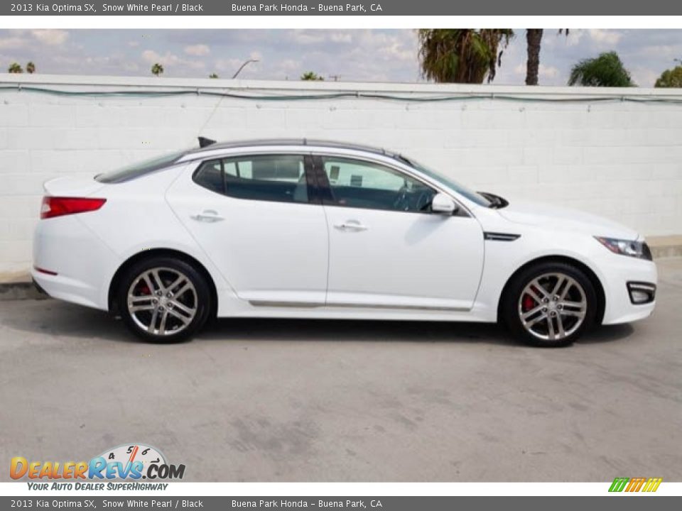 2013 Kia Optima SX Snow White Pearl / Black Photo #13