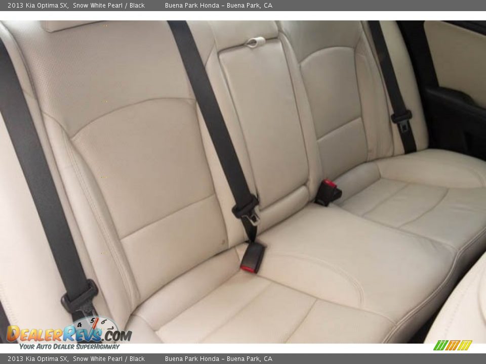 2013 Kia Optima SX Snow White Pearl / Black Photo #22