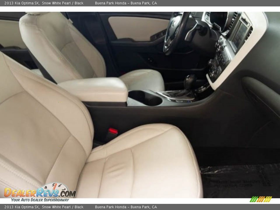 2013 Kia Optima SX Snow White Pearl / Black Photo #23