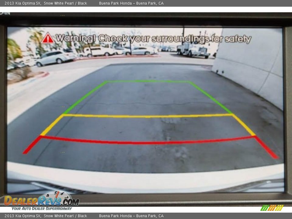 2013 Kia Optima SX Snow White Pearl / Black Photo #27