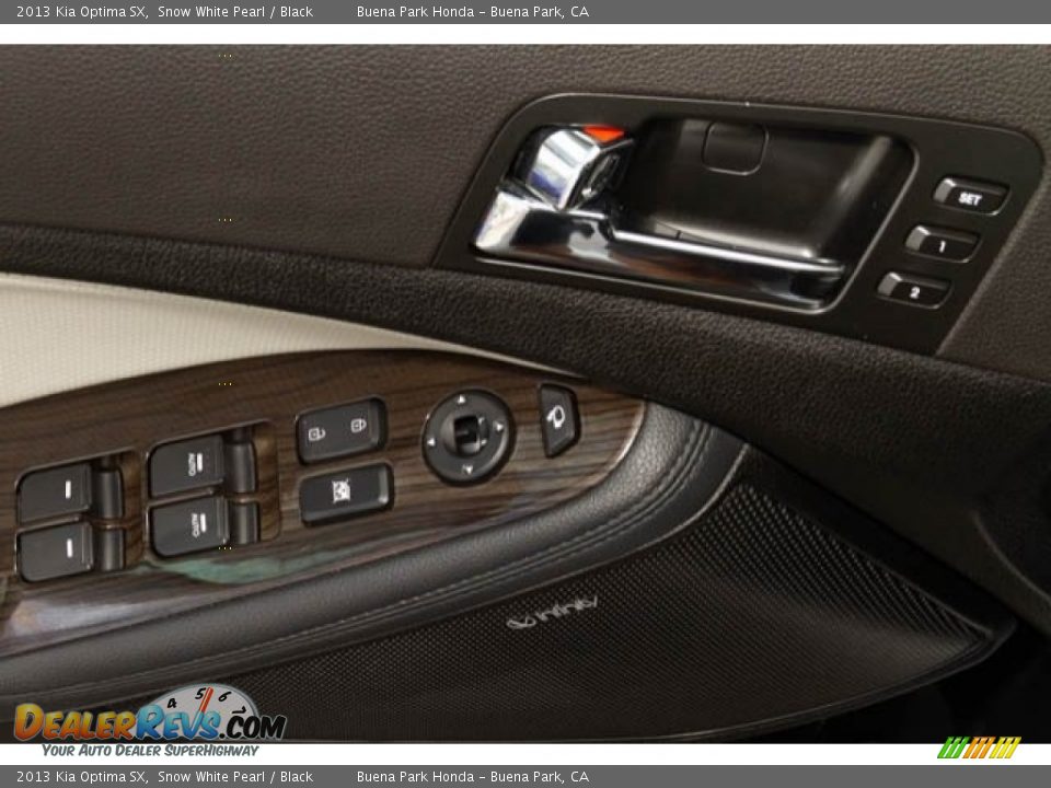2013 Kia Optima SX Snow White Pearl / Black Photo #30