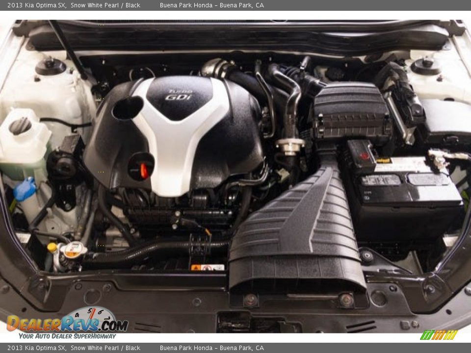 2013 Kia Optima SX Snow White Pearl / Black Photo #34