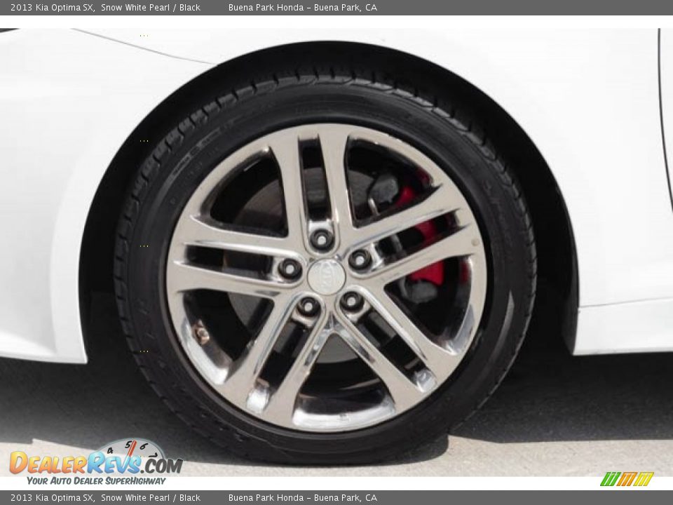 2013 Kia Optima SX Snow White Pearl / Black Photo #35