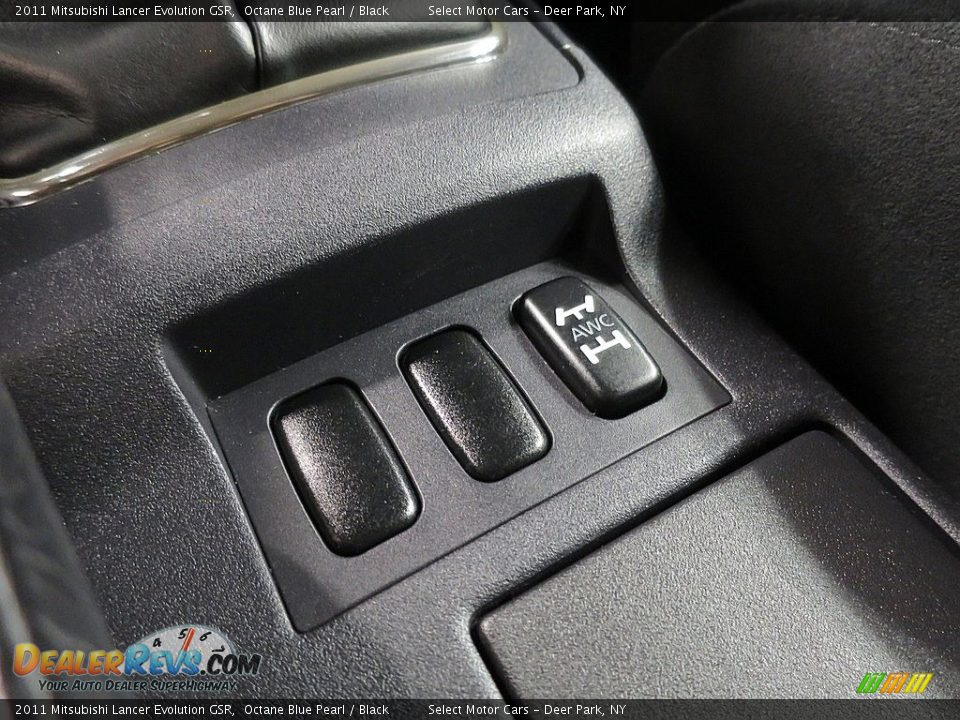2011 Mitsubishi Lancer Evolution GSR Octane Blue Pearl / Black Photo #20