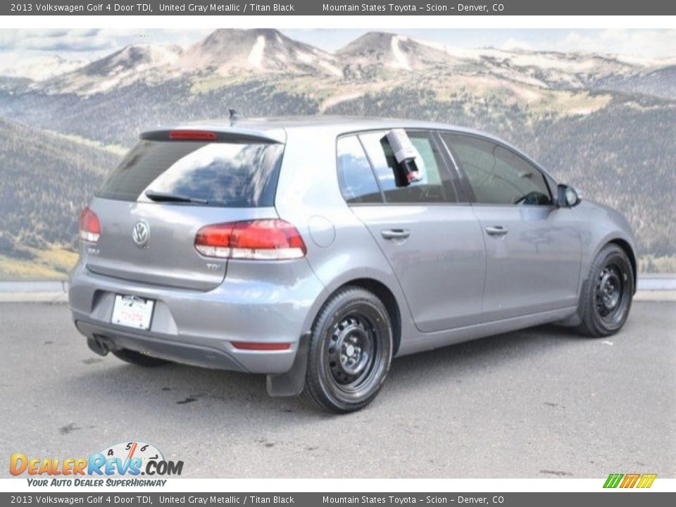 2013 Volkswagen Golf 4 Door TDI United Gray Metallic / Titan Black Photo #3