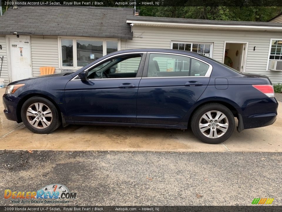 2009 Honda Accord LX-P Sedan Royal Blue Pearl / Black Photo #3