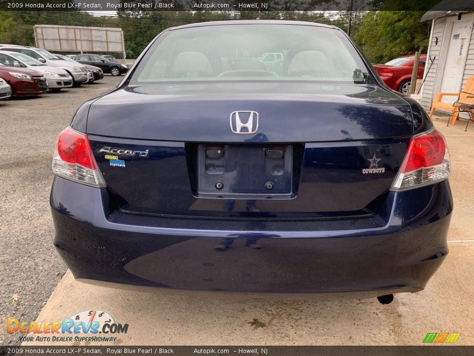 2009 Honda Accord LX-P Sedan Royal Blue Pearl / Black Photo #6