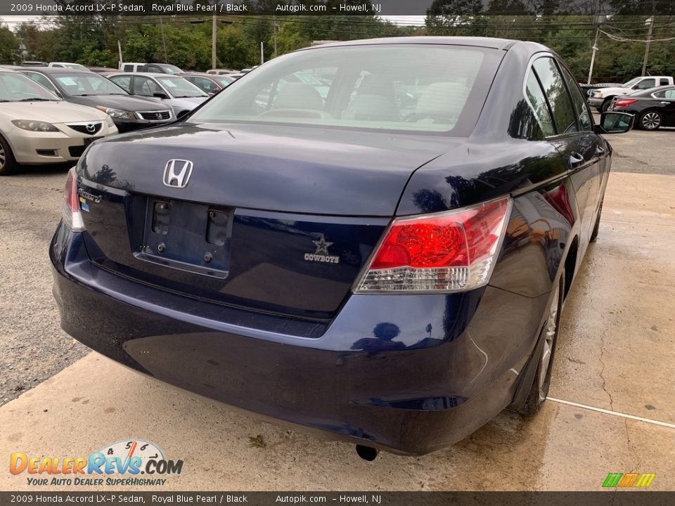 2009 Honda Accord LX-P Sedan Royal Blue Pearl / Black Photo #7