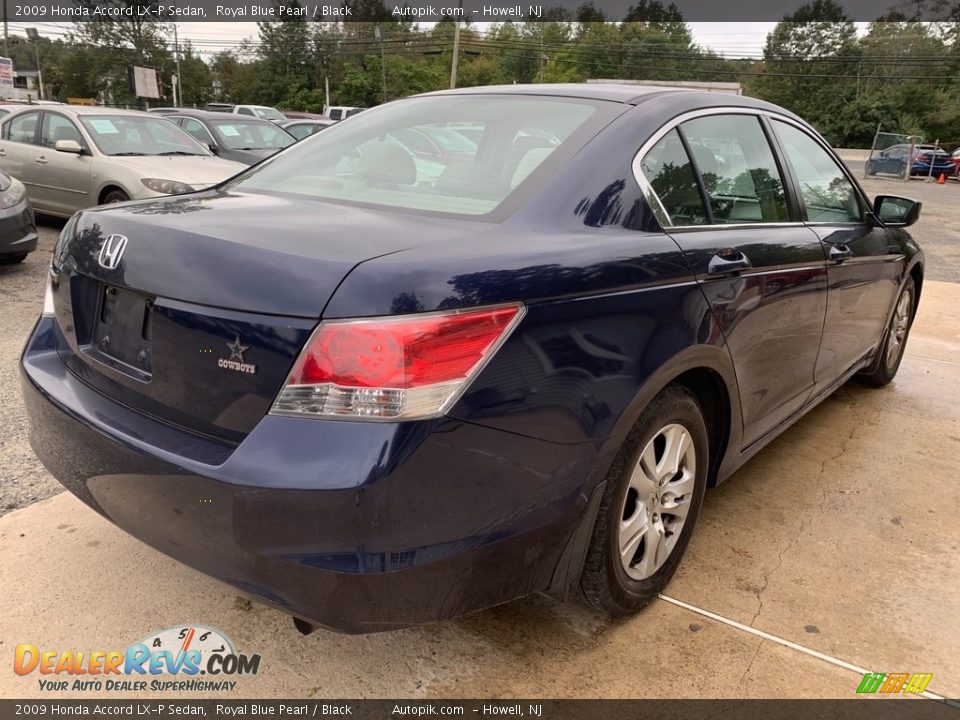 2009 Honda Accord LX-P Sedan Royal Blue Pearl / Black Photo #8