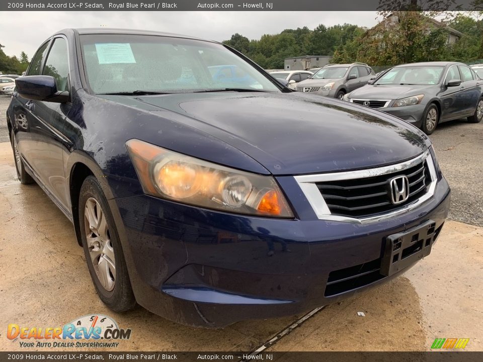 2009 Honda Accord LX-P Sedan Royal Blue Pearl / Black Photo #10