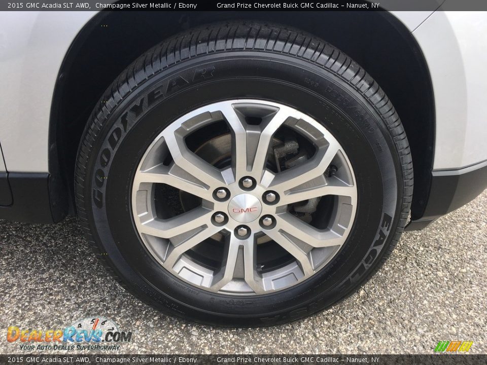 2015 GMC Acadia SLT AWD Champagne Silver Metallic / Ebony Photo #5