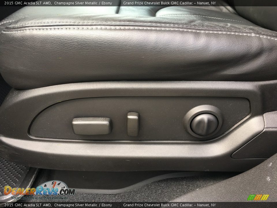 2015 GMC Acadia SLT AWD Champagne Silver Metallic / Ebony Photo #6