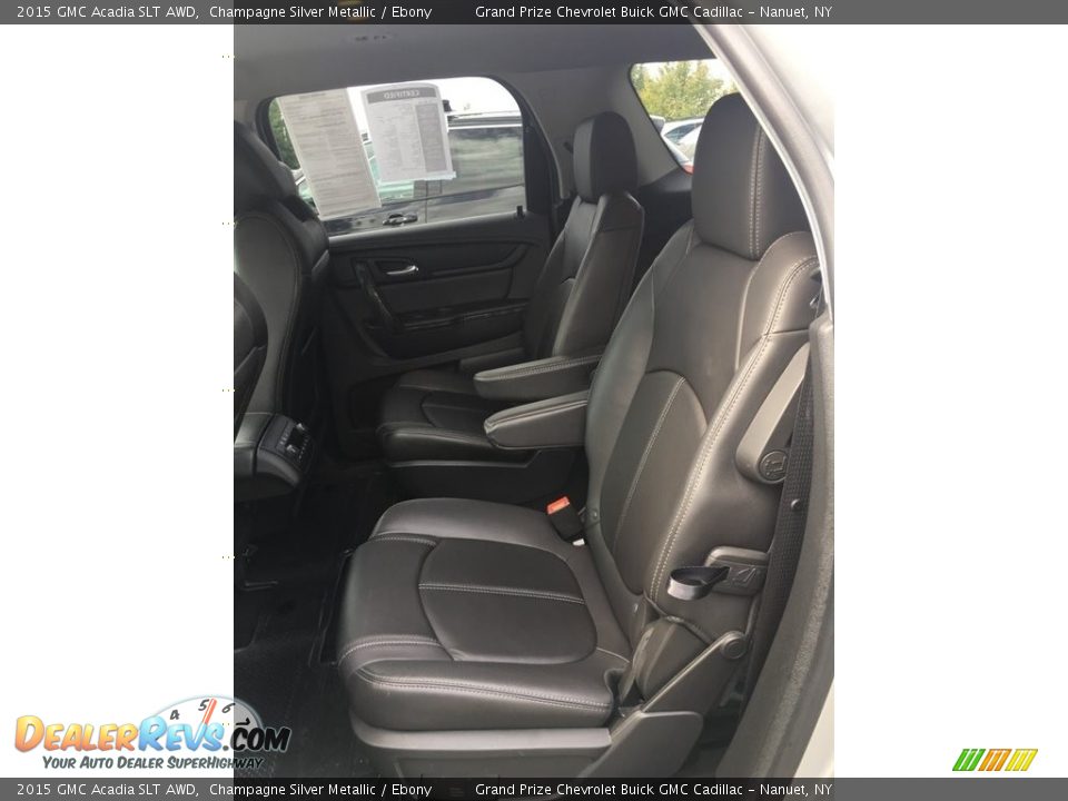 2015 GMC Acadia SLT AWD Champagne Silver Metallic / Ebony Photo #9