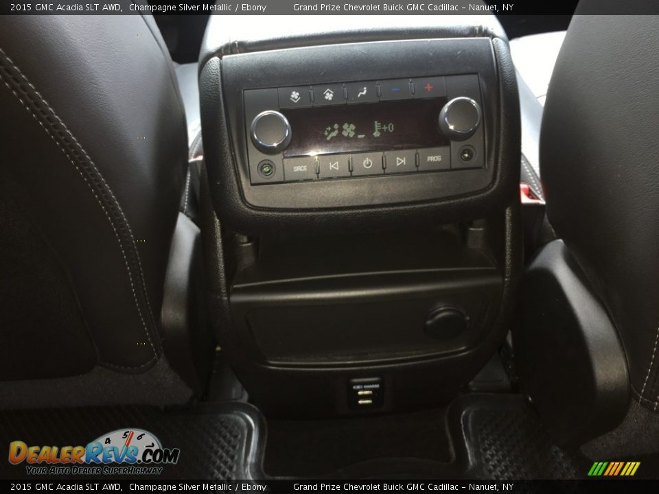 2015 GMC Acadia SLT AWD Champagne Silver Metallic / Ebony Photo #11