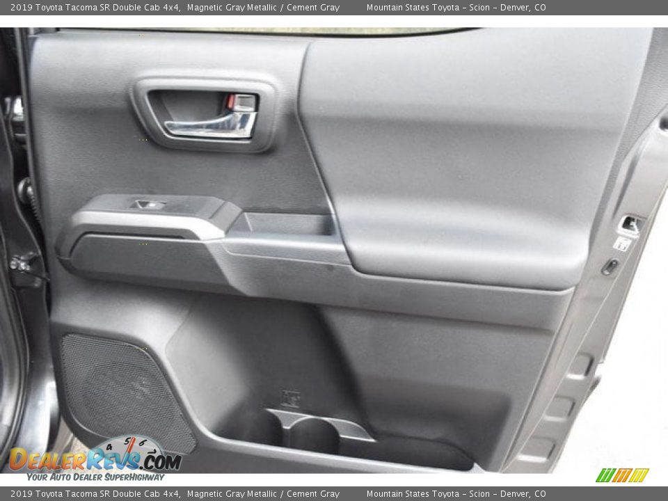 2019 Toyota Tacoma SR Double Cab 4x4 Magnetic Gray Metallic / Cement Gray Photo #23