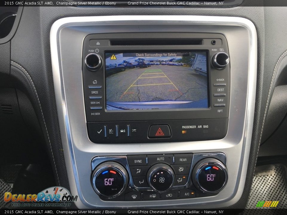2015 GMC Acadia SLT AWD Champagne Silver Metallic / Ebony Photo #15