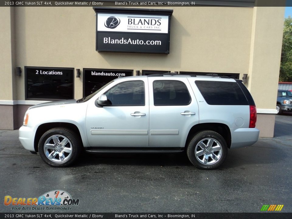 2013 GMC Yukon SLT 4x4 Quicksilver Metallic / Ebony Photo #1