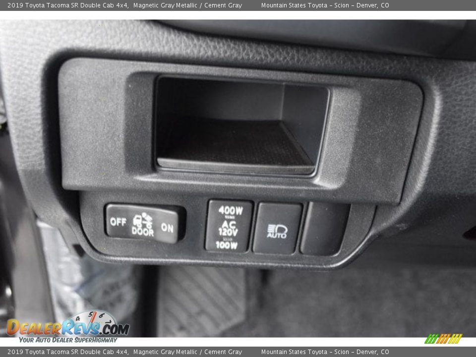 2019 Toyota Tacoma SR Double Cab 4x4 Magnetic Gray Metallic / Cement Gray Photo #25