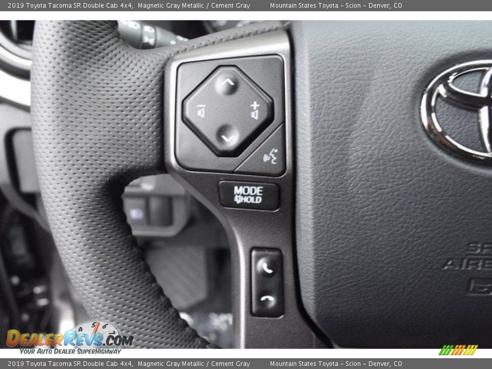 2019 Toyota Tacoma SR Double Cab 4x4 Magnetic Gray Metallic / Cement Gray Photo #26