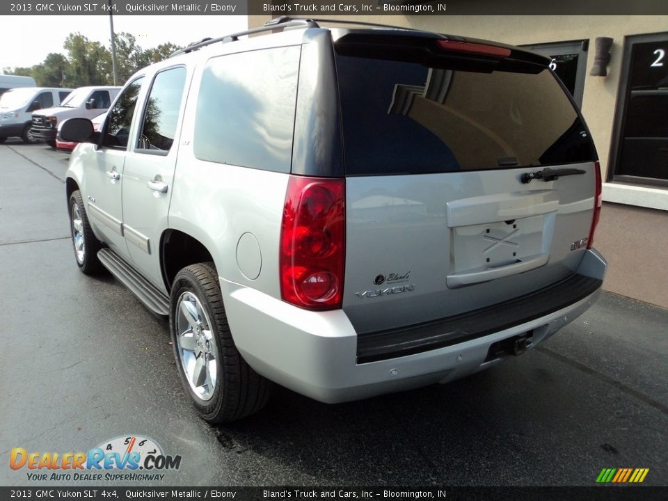 2013 GMC Yukon SLT 4x4 Quicksilver Metallic / Ebony Photo #3