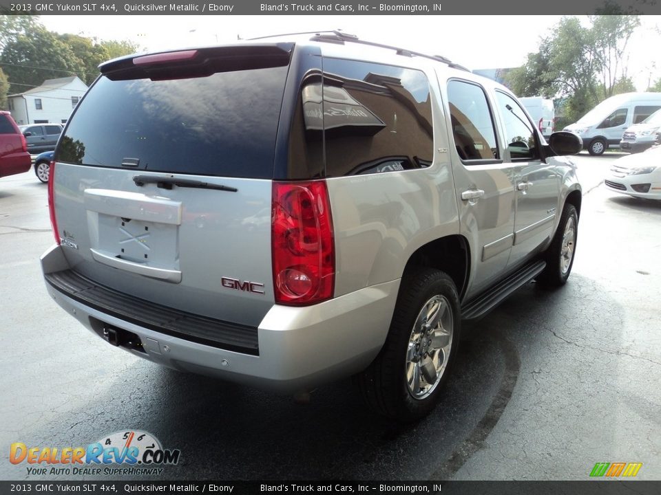 2013 GMC Yukon SLT 4x4 Quicksilver Metallic / Ebony Photo #4