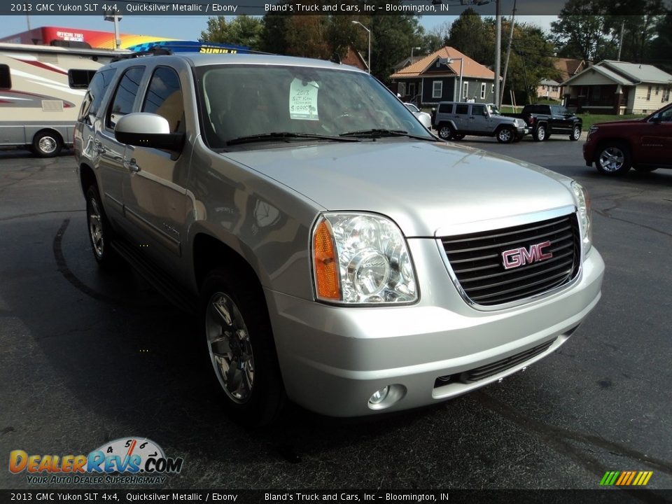 2013 GMC Yukon SLT 4x4 Quicksilver Metallic / Ebony Photo #5