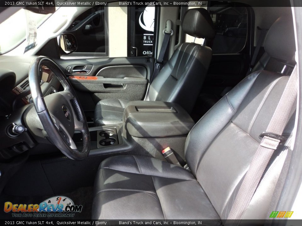 2013 GMC Yukon SLT 4x4 Quicksilver Metallic / Ebony Photo #7