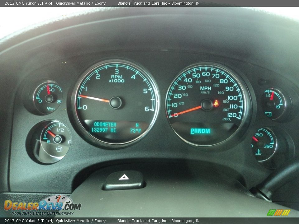 2013 GMC Yukon SLT 4x4 Quicksilver Metallic / Ebony Photo #17