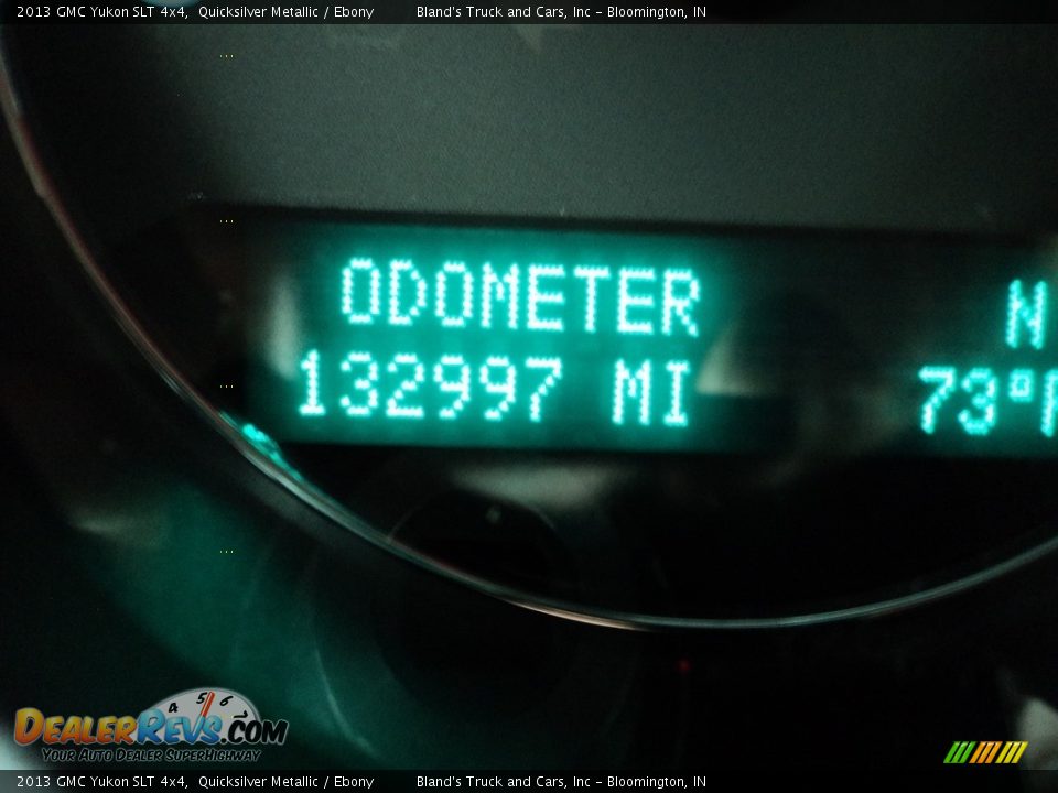 2013 GMC Yukon SLT 4x4 Quicksilver Metallic / Ebony Photo #18