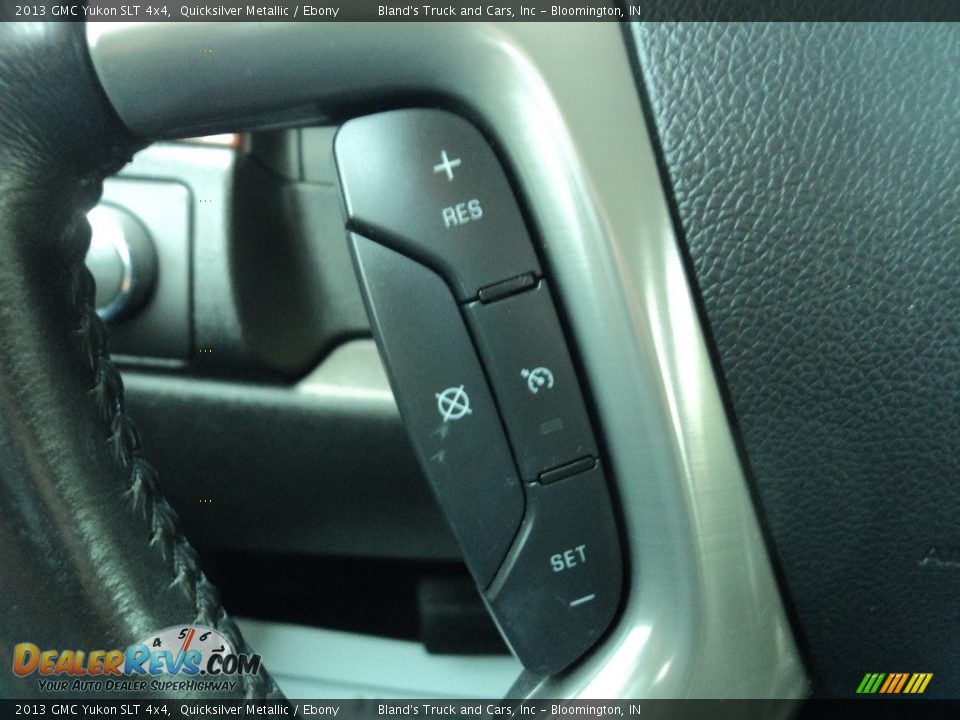 2013 GMC Yukon SLT 4x4 Quicksilver Metallic / Ebony Photo #19