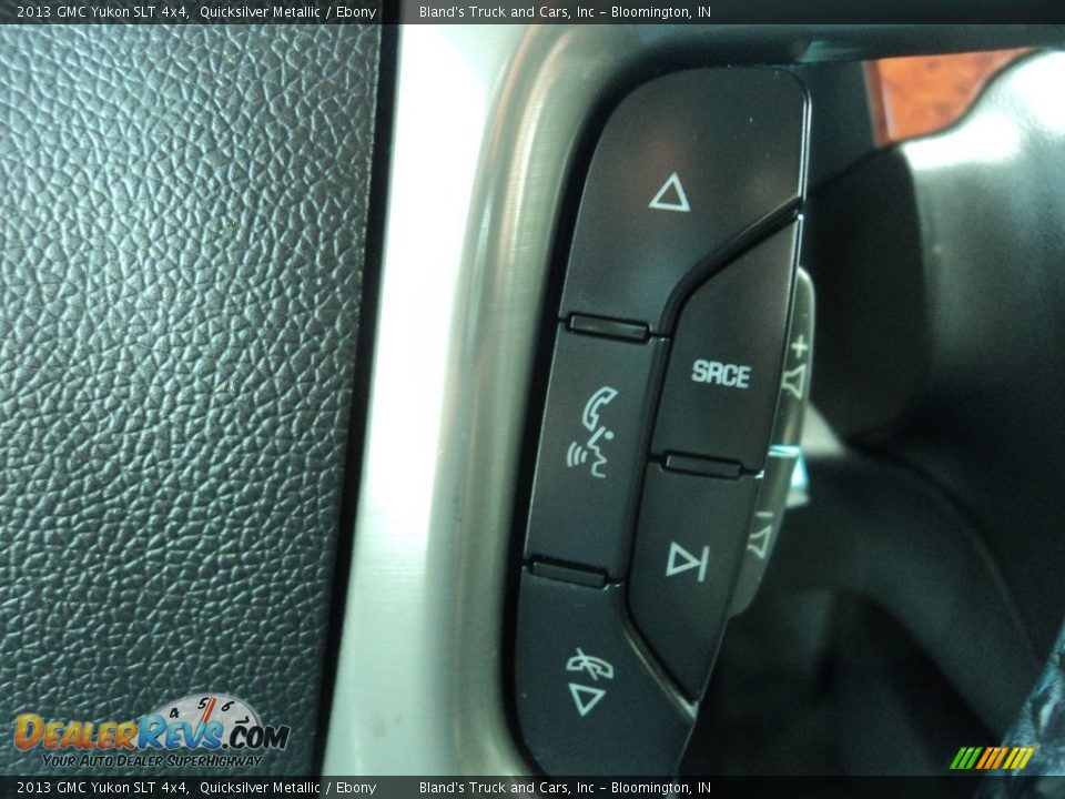 2013 GMC Yukon SLT 4x4 Quicksilver Metallic / Ebony Photo #20