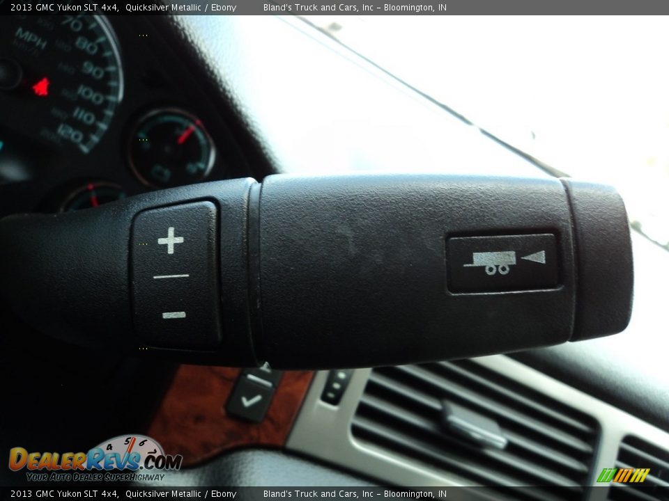 2013 GMC Yukon SLT 4x4 Quicksilver Metallic / Ebony Photo #21