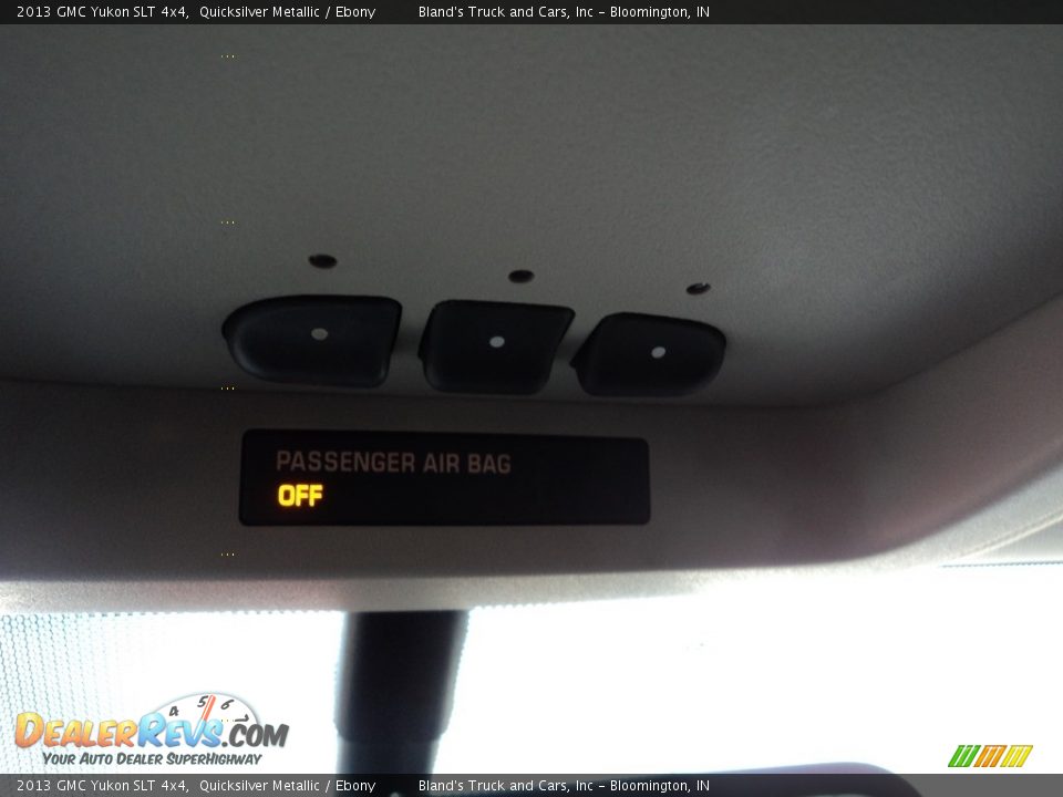 2013 GMC Yukon SLT 4x4 Quicksilver Metallic / Ebony Photo #27