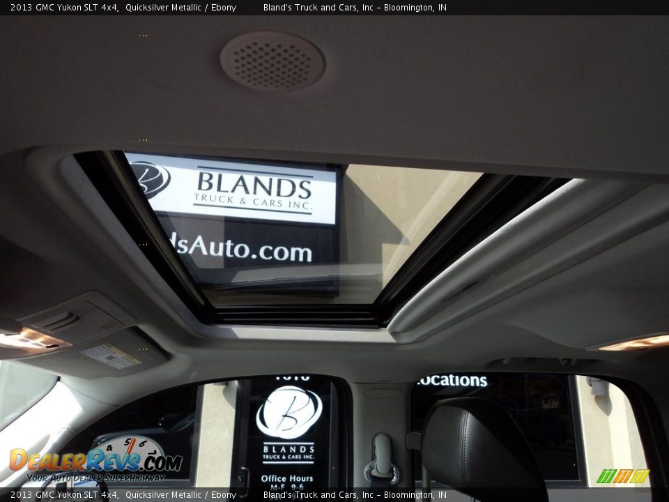2013 GMC Yukon SLT 4x4 Quicksilver Metallic / Ebony Photo #29