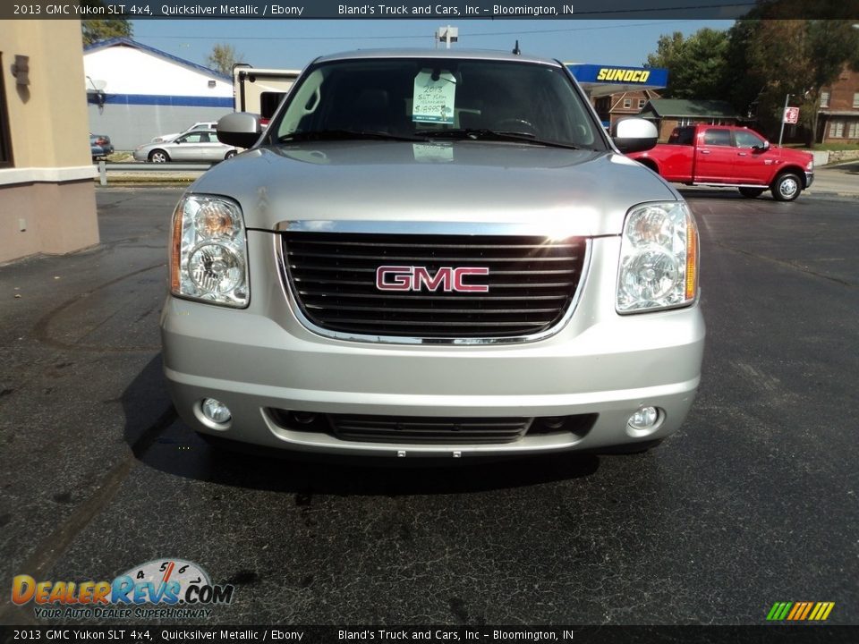 2013 GMC Yukon SLT 4x4 Quicksilver Metallic / Ebony Photo #30