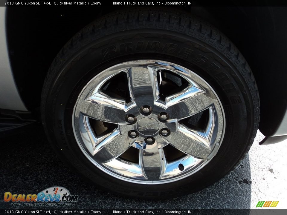 2013 GMC Yukon SLT 4x4 Quicksilver Metallic / Ebony Photo #31