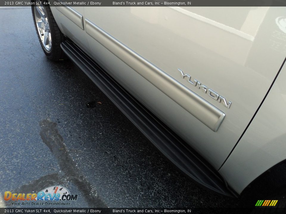 2013 GMC Yukon SLT 4x4 Quicksilver Metallic / Ebony Photo #32