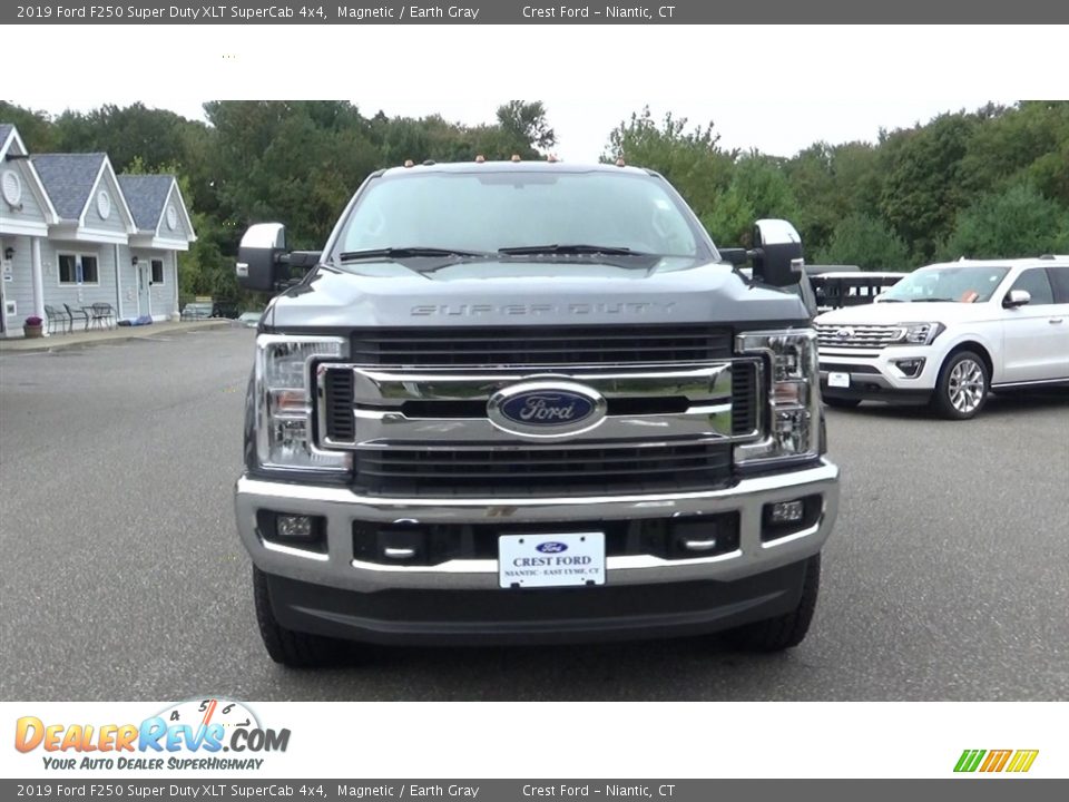 2019 Ford F250 Super Duty XLT SuperCab 4x4 Magnetic / Earth Gray Photo #3