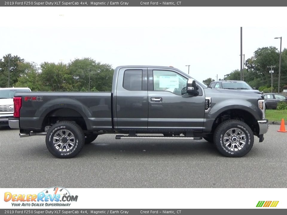 2019 Ford F250 Super Duty XLT SuperCab 4x4 Magnetic / Earth Gray Photo #9