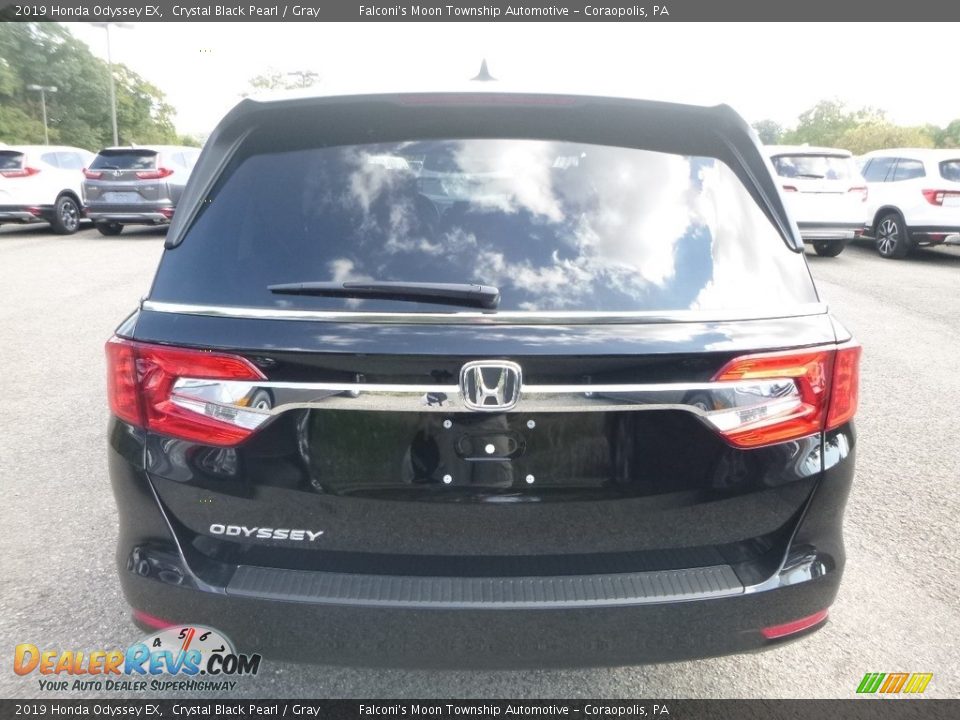 2019 Honda Odyssey EX Crystal Black Pearl / Gray Photo #3